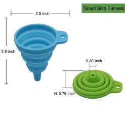 Silikontrattset - 4-deligt - Hopfällbar - För Vätskor & Pulver