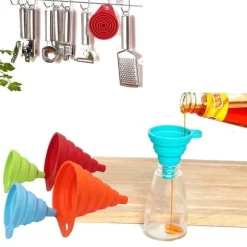 Silikontrattset - 4-deligt - Hopfällbar - För Vätskor & Pulver