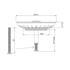 Silkorg / Diskhopropp med justerbar skruv