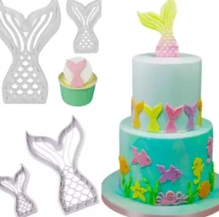 Sjöjungfru Fena 2-pack | Mermaid Tail Utstickare