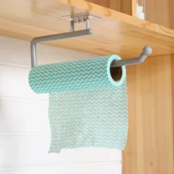 Självhäftande Hållare för Hushållspapper Handdukskrok Vit