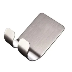 Självhäftande hängare i rostfritt stål