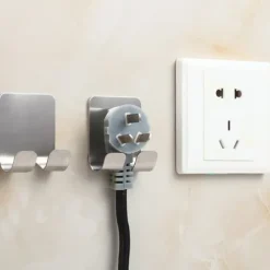 Självhäftande hängare i rostfritt stål