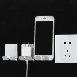 Självhäftande hängare i rostfritt stål