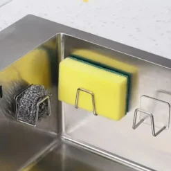 Självhäftande Krok Hållare för Disksvamp Rostfritt Stål