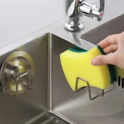 Självhäftande Krok Hållare för Disksvamp Rostfritt Stål