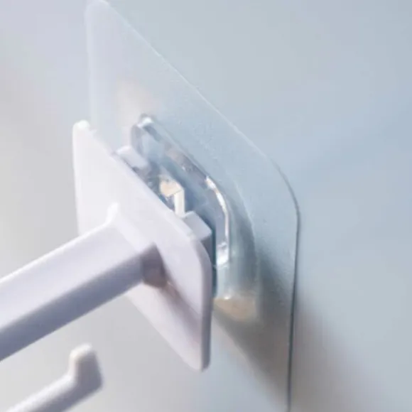 Självhäftande Krok Hållare för Köksredskap Vit