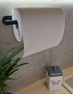 Självhäftande Pappershållare för Hushållspapper