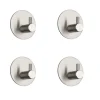 Självhäftande Väggkrokar i Rostfritt Stål, 4-pack