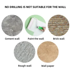 Självhäftande Väggkrokar i Rostfritt Stål, 4-pack