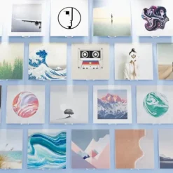 Självhäftande Vinylhängare - Vit