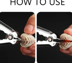 Skaldjurssax blod mussla öppnare krabba tång hummer skalning tång kök skaldjur mat multifunktionellt verktyg