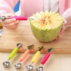 Sked för Bollar av Melon, Frukt och Glass – Melonskopa – Glasskopa