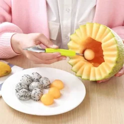 Sked för Bollar av Melon, Frukt och Glass – Melonskopa – Glasskopa