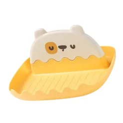 Skedstöd med lockhållare Förtjocka Förhindrar deformation Grytlock Kuggstöd för Hushållskök Gul