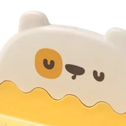 Skedstöd med lockhållare Förtjocka Förhindrar deformation Grytlock Kuggstöd för Hushållskök Gul