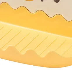 Skedstöd med lockhållare Förtjocka Förhindrar deformation Grytlock Kuggstöd för Hushållskök Gul