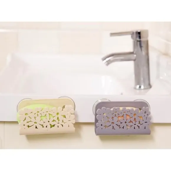 Säkerhets tvålställ med sugpropp - CODREAM - Grå - Plastik