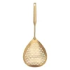 Skimmer Ladle 304 Rostfritt Stål Livsmedelskvalitet Långt Handtag Stort Flöde Skimmersked för Kök Guld