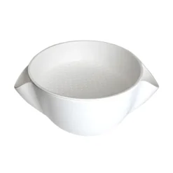 Skål / Durkslag Kombination - Vit, L