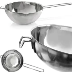 Skål för att smälta choklad, vax, metall, stål, 1,2L ORION 120296