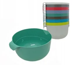 Skål, plastskål, 2 l, Ø19 cm, med pip, salladsskål, KÖK, POLEN