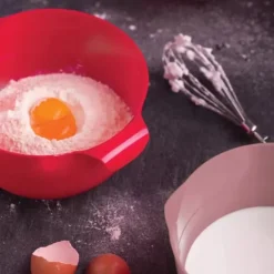 Skål, plastskål, 2 l, Ø19 cm, med pip, salladsskål, KÖK, POLEN