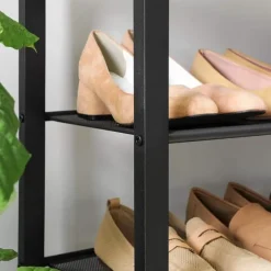 Skohylla - Skoförvaring med 4 hyllor Industriell Design 100 x 30 x 92,5 cm