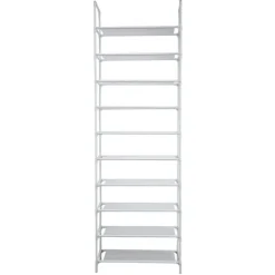 Skohylla för 20 par - Vit - 10 våningar