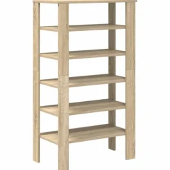 Skohylla sonoma-ek 61x32x105 cm konstruerat trä