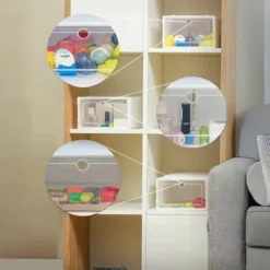 Skolåda, hylla, skåp, leksaker, kosmetika, stark, modulär, 33x23x14 cm