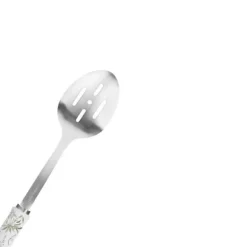 Skopa med hål i rostfritt stål 33 cm med handtag i keramik - Laura Ashley - Sage Parterre av Pendeford