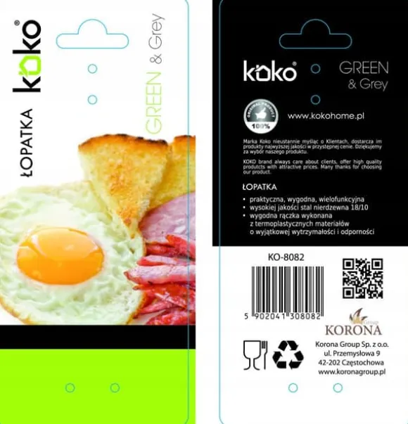 SKOPP AV ROSTFRITT STÅL 32CM