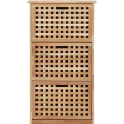 Skoskåp massivt valnötsträ 55x20x104 cm - Skoförvaring - Sko Förvaring - Home & Living