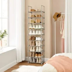 Skoställ flexibla hyllor design 10-våningar 45 x 30 x 174 cm