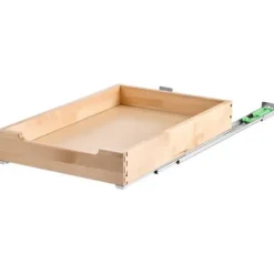 Skåpsorganisatör, Utdragbar trälåda, 35,6x53,3 cm, Förvaring