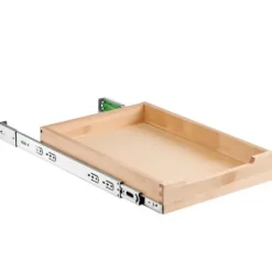 Skåpsorganisatör, Utdragbar trälåda, 35,6x53,3 cm, Förvaring