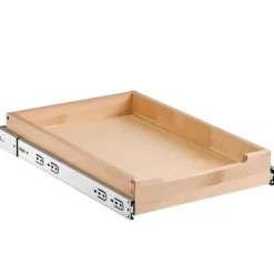 Skåpsorganisatör, Utdragbar trälåda, 35,6x53,3 cm, Förvaring