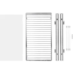 Skåpsorganisatör, 34x56,3x18,5 cm, Silver, Förvaring i stål