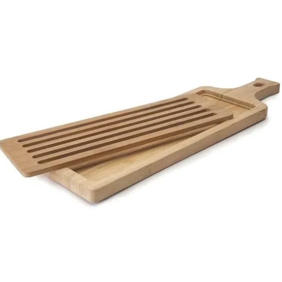 Skärbräda - Lacor - 60495 - Naturlig bambu - Mått 50x15x2 cm - Hållbar och robust