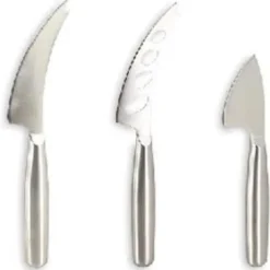 Skärbräda - MENASTYL - 5040079 - Rektangulär - Akaciaträ - Med 3 ostknivar i rostfritt stål