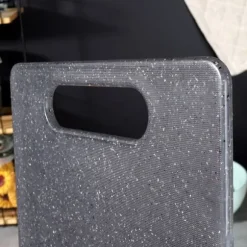 Skärbräda - Orion - 37x24 cm - Plast - Grå - Granitimitering