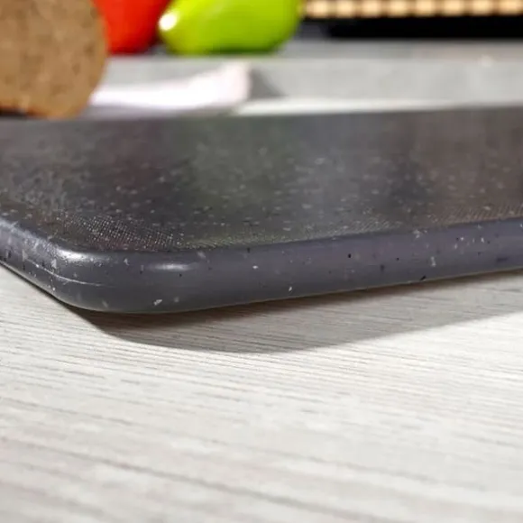 Skärbräda - Orion - 37x24 cm - Plast - Grå - Granitimitering