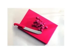 Skärbräda extra tung 46x30x2,5cm PE-plast röd