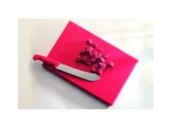 Skärbräda extra tung 46x30x2,5cm PE-plast röd