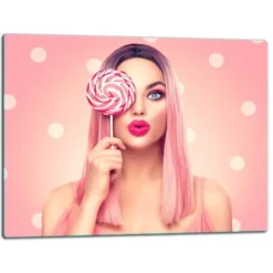 SKÄRBRÄDA I GLAS 52x40 BARBIE