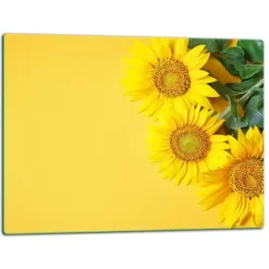 SKÄRBRÄDA I GLAS 52x40 BLOMMOR