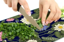 SKÄRBRÄDA I GLAS 52x40 BLOMMOR