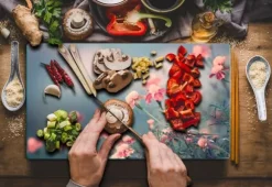 SKÄRBRÄDA I GLAS 52x30 BLOMMOR