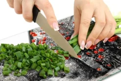 SKÄRBRÄDA I GLAS 52x40 BLOMMOR